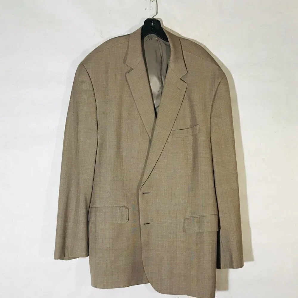 Ralph Ralph Lauren Blazer Sports Coat Jacket Gray Grey 52L Wool Light 2 Button